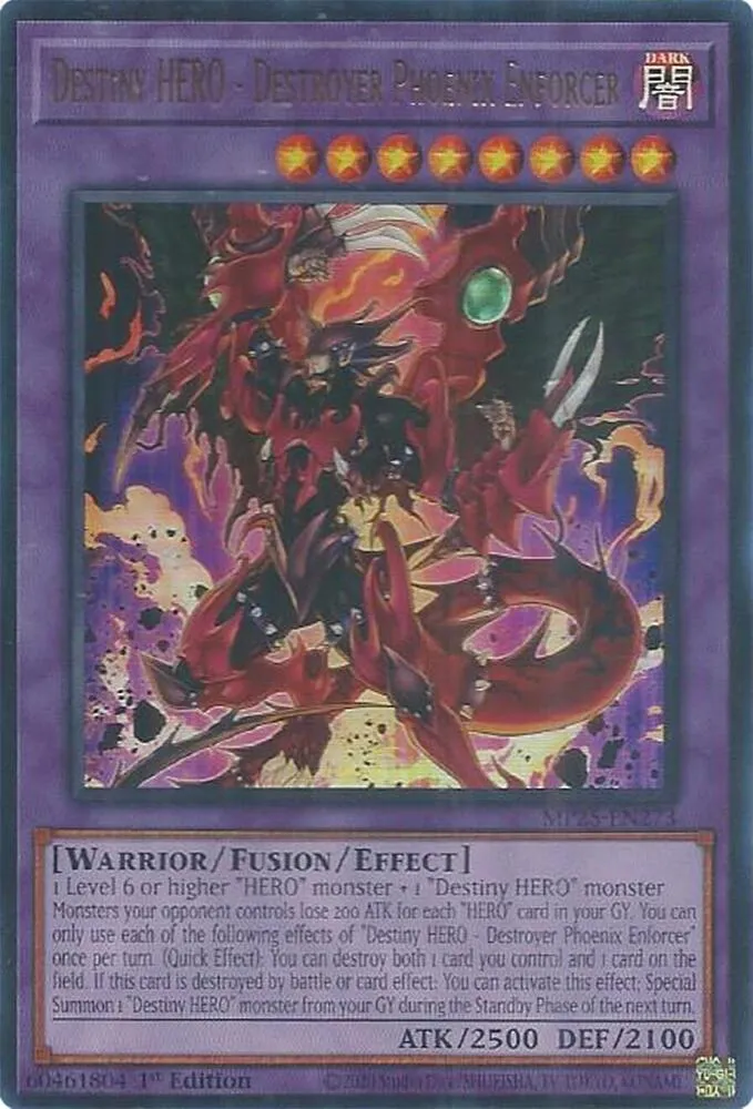 Destiny HERO - Destroyer Phoenix Enforcer — 2025 Mega-Tin Mega Pack — Yu-Gi-Oh!