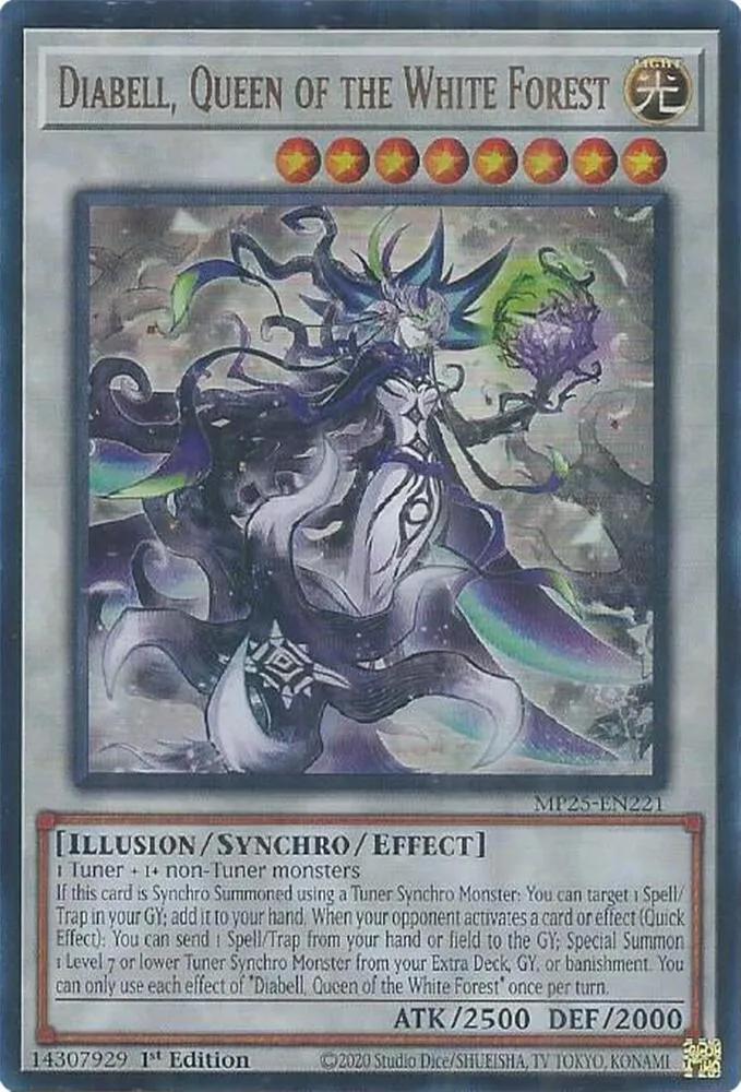 Diabell, Queen of the White Forest from 2025 Mega-Tin Mega Pack - Yu-Gi-Oh!