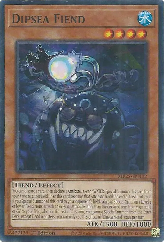 Dipsea Fiend — 2025 Mega-Tin Mega Pack — Yu-Gi-Oh!