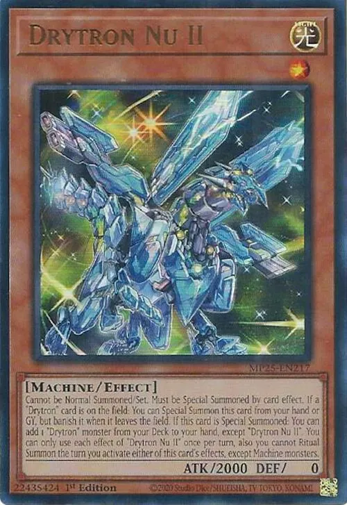 Drytron Nu II — 2025 Mega-Tin Mega Pack — Yu-Gi-Oh!