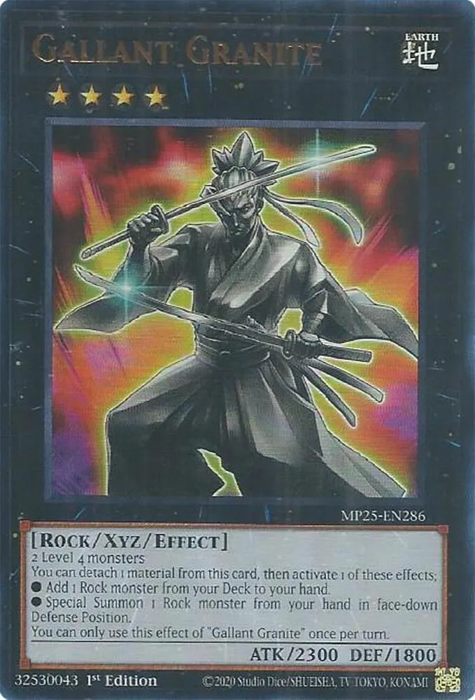 Gallant Granite — 2025 Mega-Tin Mega Pack — Yu-Gi-Oh!