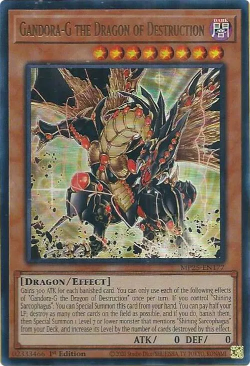 Gandora-G the Dragon of Destruction — 2025 Mega-Tin Mega Pack — Yu-Gi-Oh!