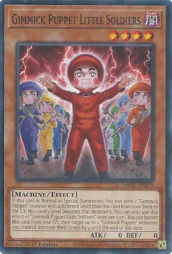 Gimmick Puppet Little Soldiers — 2025 Mega-Tin Mega Pack — Yu-Gi-Oh!