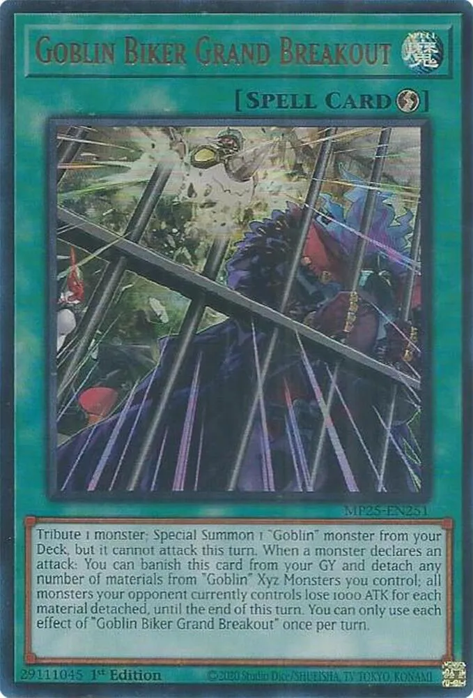 Évasion Fracassante des Gobelins Motards — 2025 Mega-Tin Mega Pack — Yu-Gi-Oh!