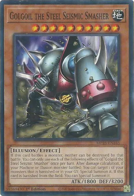 Golgoil the Steel Seismic Smasher — 2025 Mega-Tin Mega Pack — Yu-Gi-Oh!