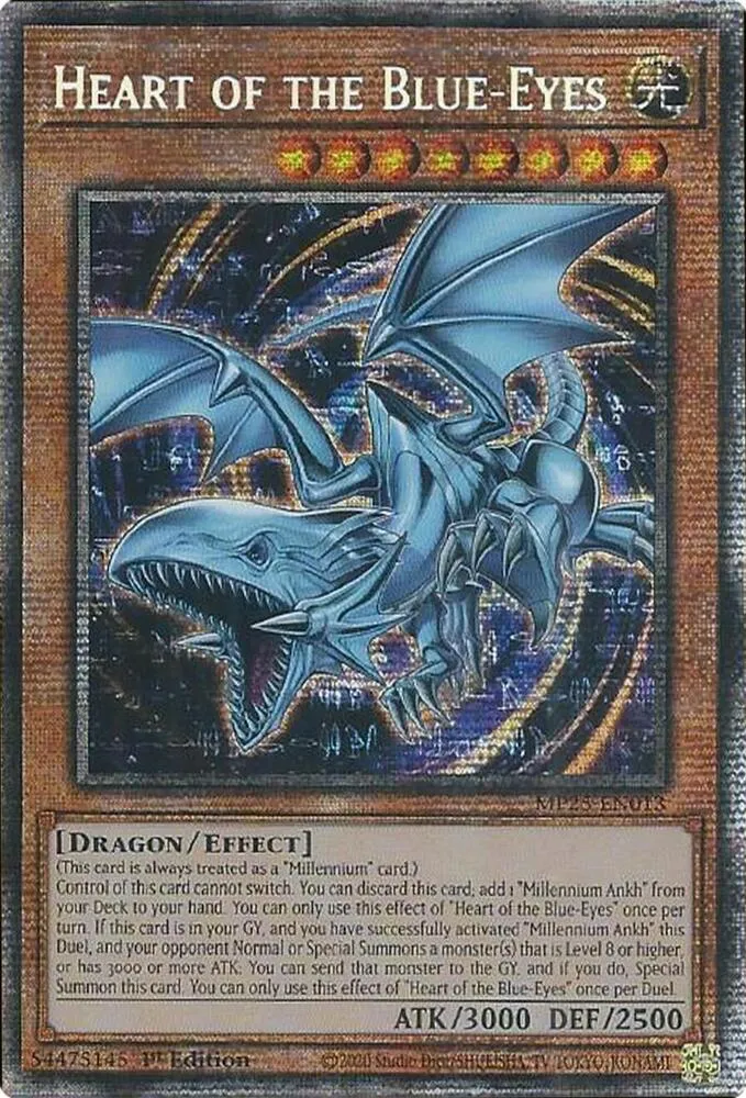 Heart of the Blue-Eyes — 2025 Mega-Tin Mega Pack — Yu-Gi-Oh!
