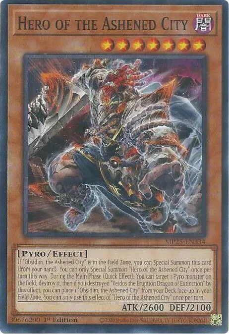 Hero of the Ashened City — 2025 Mega-Tin Mega Pack — Yu-Gi-Oh!