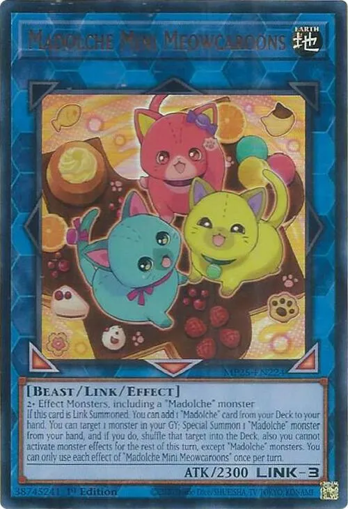 Miaoucarons Mini Magidolce — 2025 Mega-Tin Mega Pack — Yu-Gi-Oh!