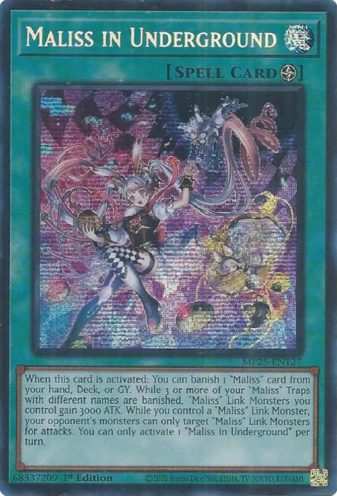 Maliss in Underground — 2025 Mega-Tin Mega Pack — Yu-Gi-Oh!