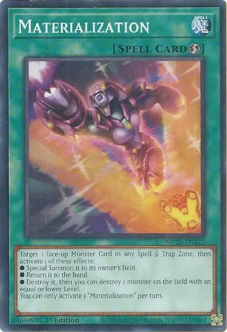 Materialization — 2025 Mega-Tin Mega Pack — Yu-Gi-Oh!