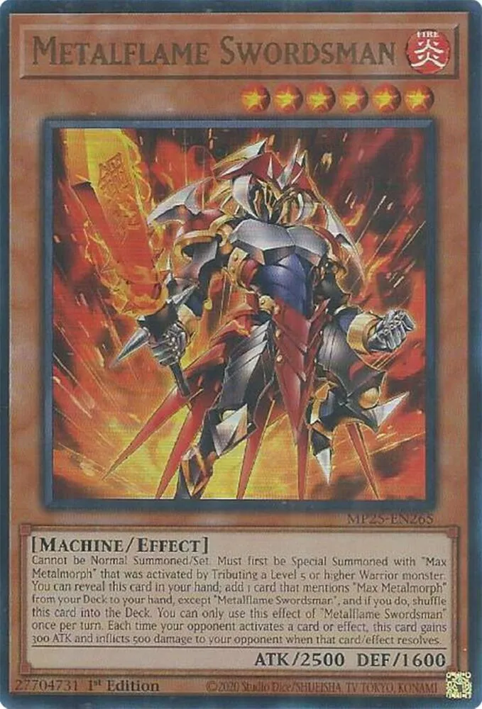 Metalflame Swordsman — 2025 Mega-Tin Mega Pack — Yu-Gi-Oh!