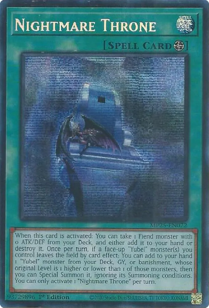 Nightmare Throne — 2025 Mega-Tin Mega Pack — Yu-Gi-Oh!