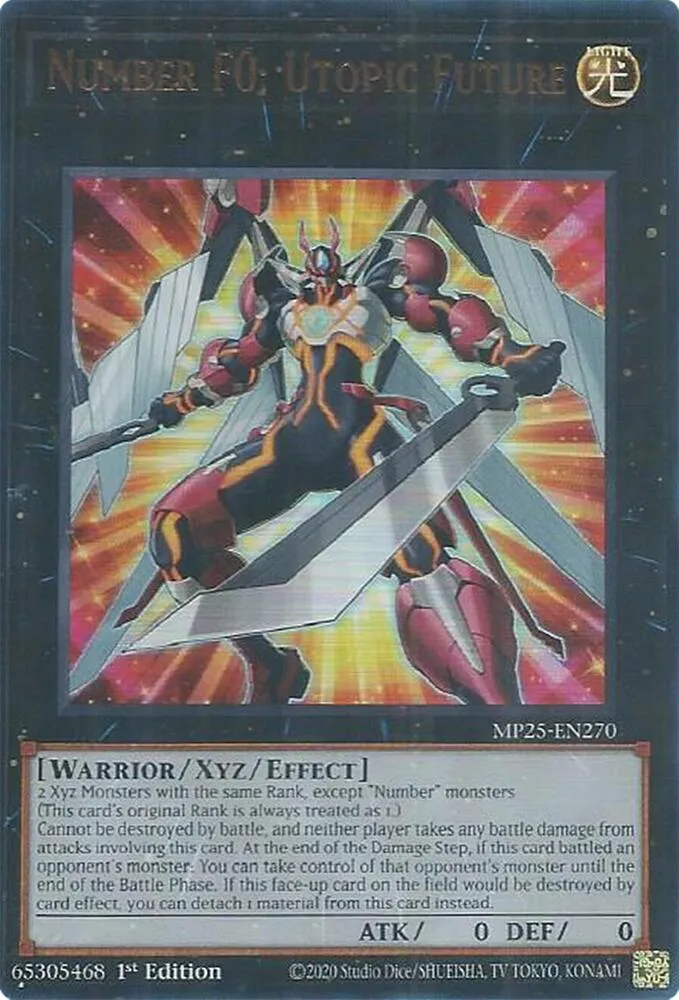Numéro F0 : Futur Utopique — 2025 Mega-Tin Mega Pack — Yu-Gi-Oh!