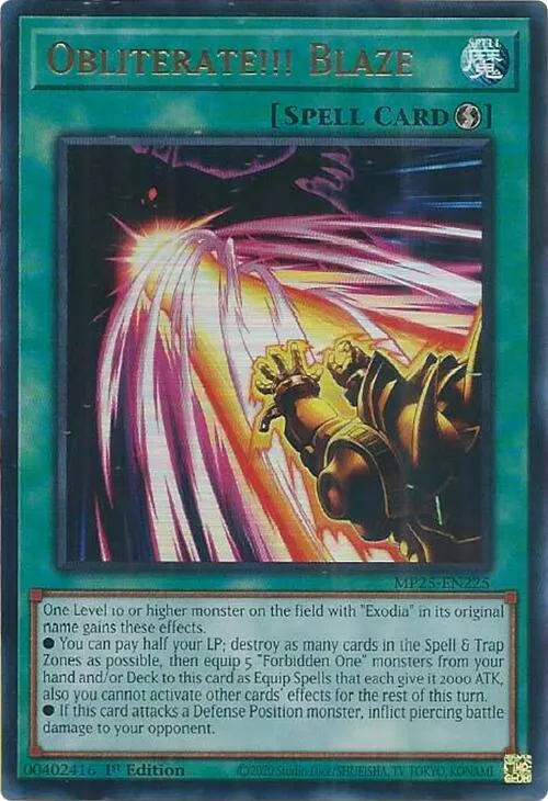 Embrasement Destruction !!! — 2025 Mega-Tin Mega Pack — Yu-Gi-Oh!