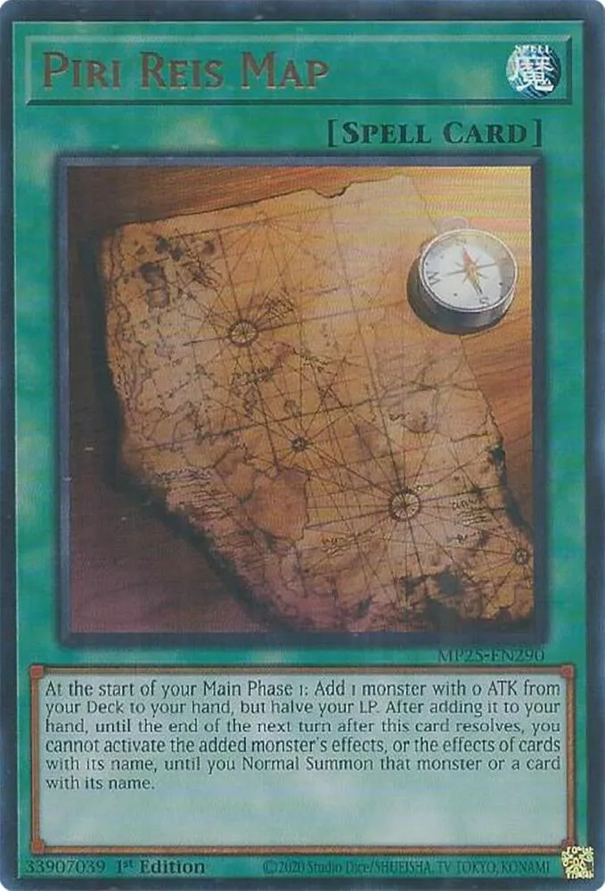 Piri Reis Map — 2025 Mega-Tin Mega Pack — Yu-Gi-Oh!