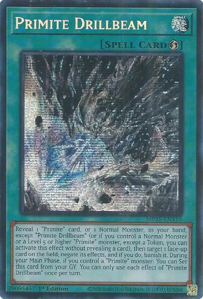 Primite Drillbeam — 2025 Mega-Tin Mega Pack — Yu-Gi-Oh!