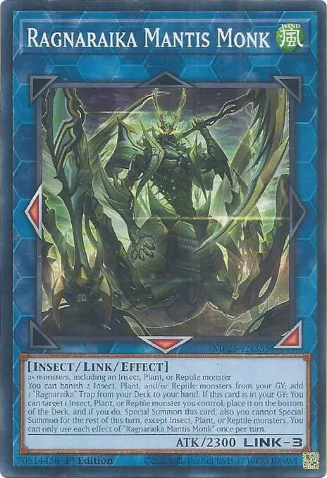 Ragnaraika Mantis Monk from 2025 Mega-Tin Mega Pack - Yu-Gi-Oh!