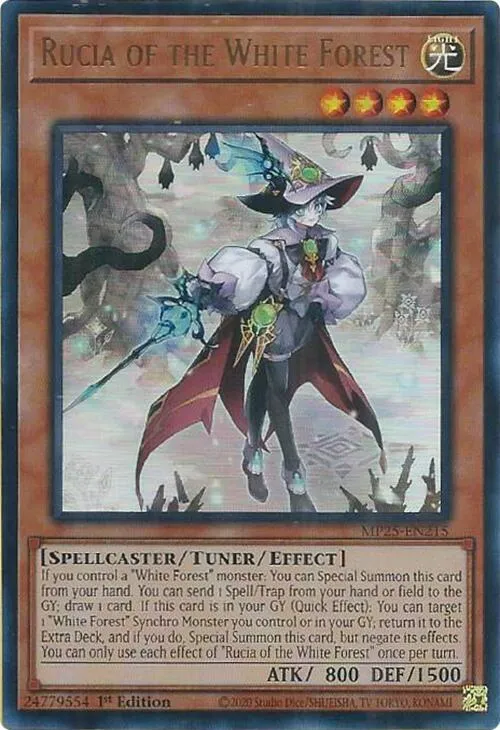 Rucia of the White Forest — 2025 Mega-Tin Mega Pack — Yu-Gi-Oh!