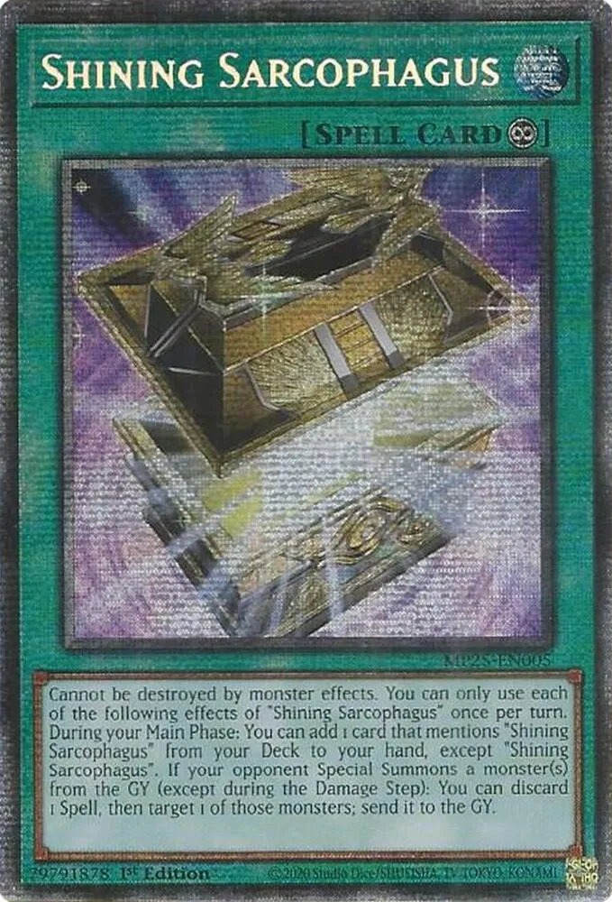 Shining Sarcophagus — 2025 Mega-Tin Mega Pack — Yu-Gi-Oh!