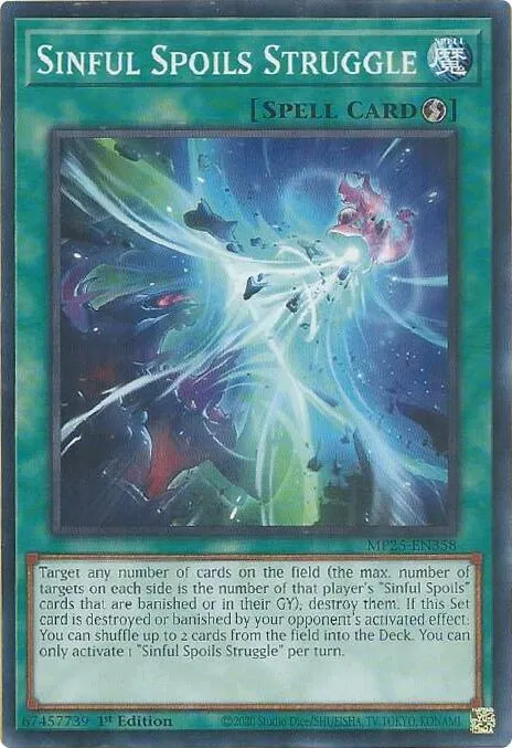 Sinful Spoils Struggle — 2025 Mega-Tin Mega Pack — Yu-Gi-Oh!