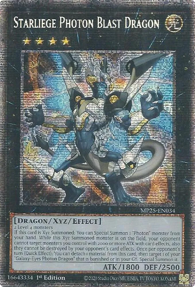Starliege Photon Blast Dragon — 2025 Mega-Tin Mega Pack — Yu-Gi-Oh!