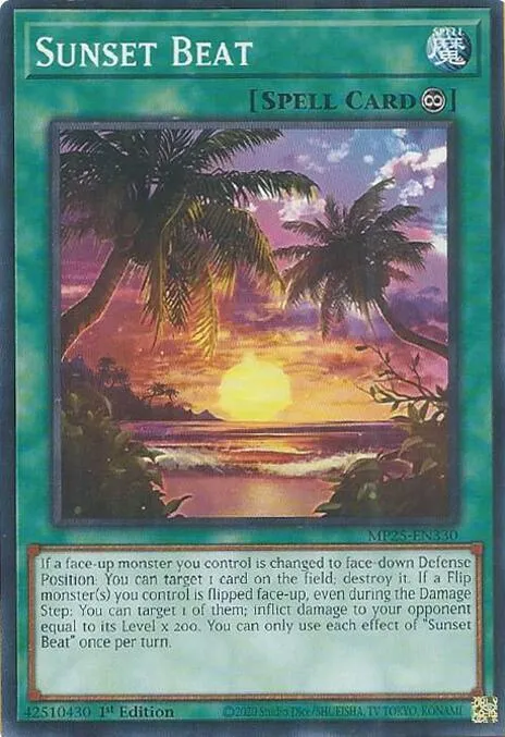 Sunset Beat — 2025 Mega-Tin Mega Pack — Yu-Gi-Oh!