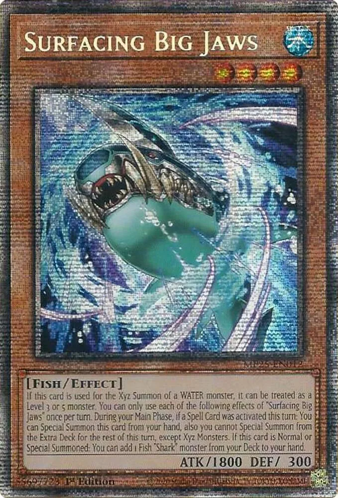 Surfacing Big Jaws — 2025 Mega-Tin Mega Pack — Yu-Gi-Oh!