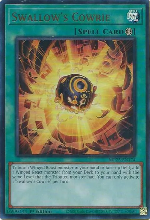 Cauri d'Hirondelle — 2025 Mega-Tin Mega Pack — Yu-Gi-Oh!