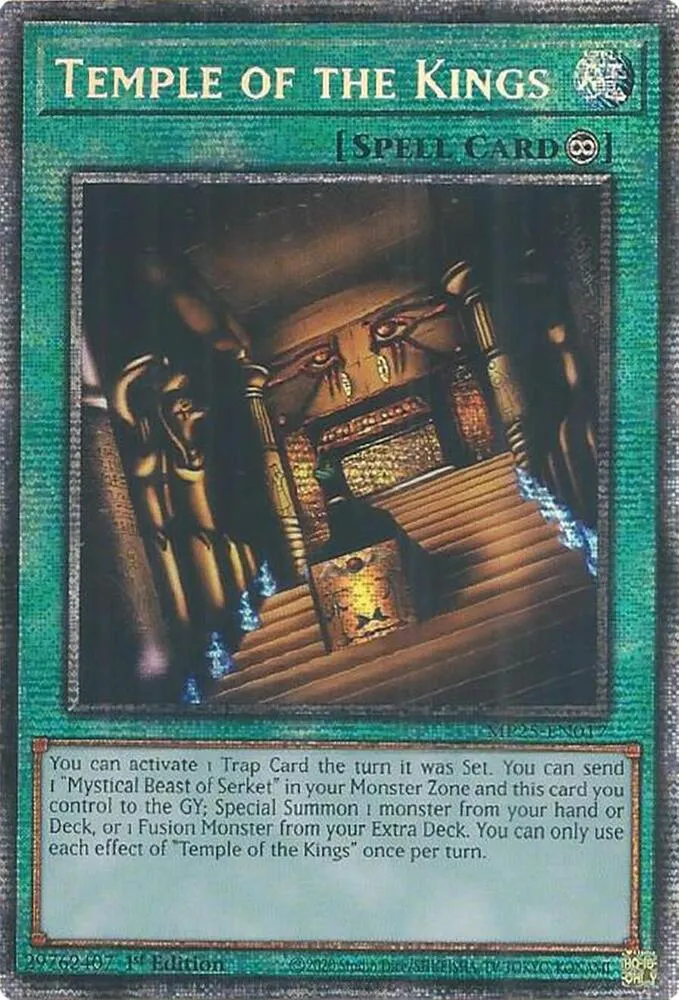 Temple of the Kings — 2025 Mega-Tin Mega Pack — Yu-Gi-Oh!