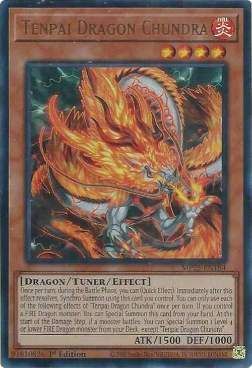 Tenpai Dragon Chundra — 2025 Mega-Tin Mega Pack — Yu-Gi-Oh!