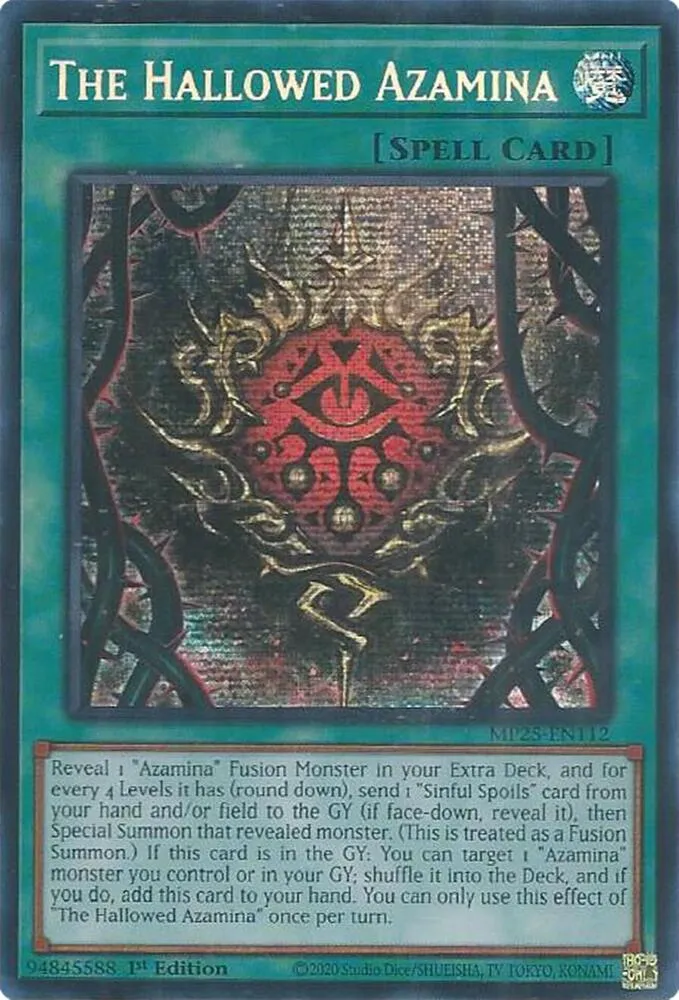 The Hallowed Azamina — 2025 Mega-Tin Mega Pack — Yu-Gi-Oh!
