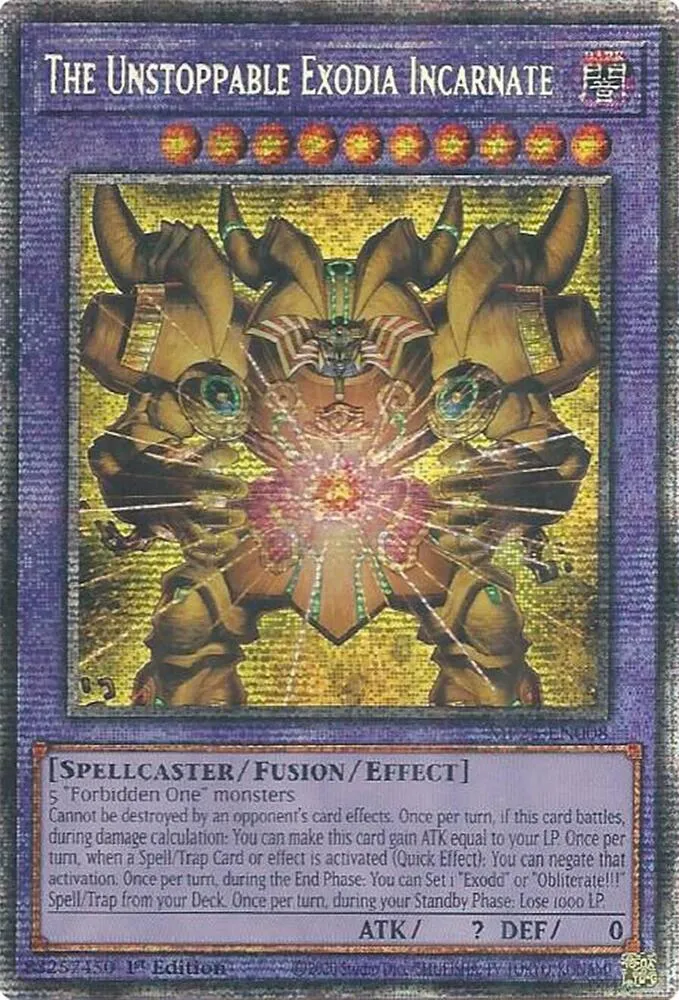 The Unstoppable Exodia Incarnate — 2025 Mega-Tin Mega Pack — Yu-Gi-Oh!