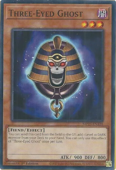 Three-Eyed Ghost — 2025 Mega-Tin Mega Pack — Yu-Gi-Oh!