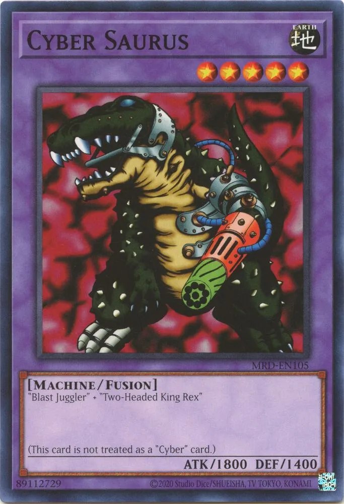 Cyber Saurus — Metal Raiders (25th Anniversary Edition) — Yu-Gi-Oh!