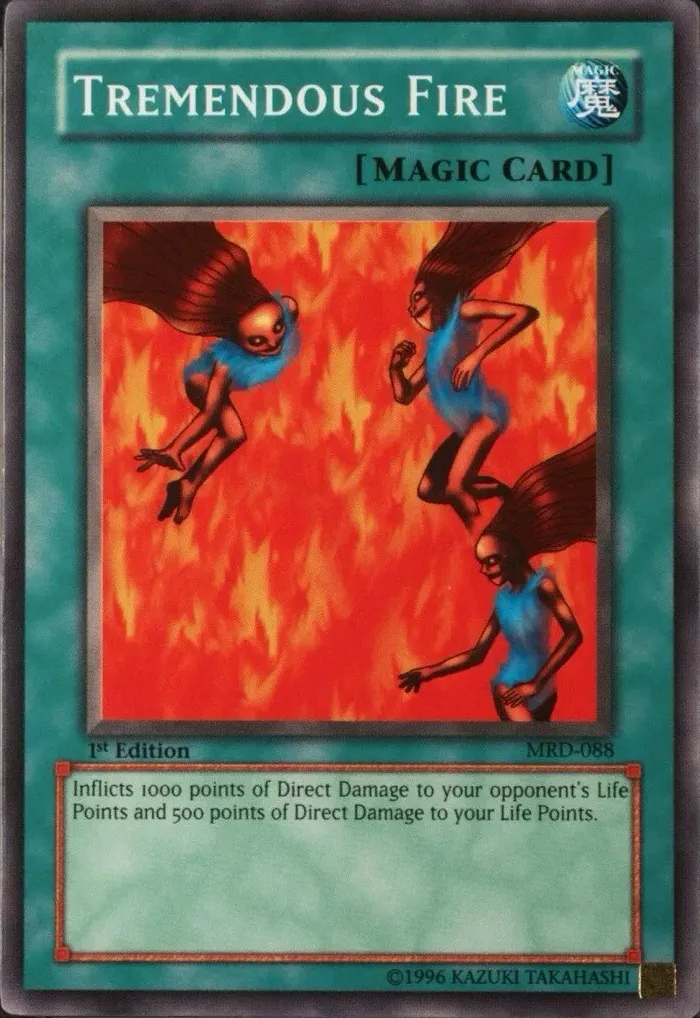 Tremendous Fire — Metal Raiders — Yu-Gi-Oh!