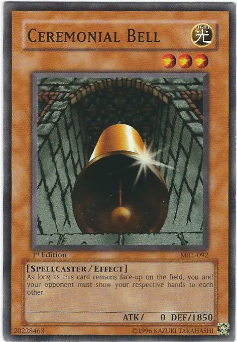 Ceremonial Bell — Magic Ruler — Yu-Gi-Oh!