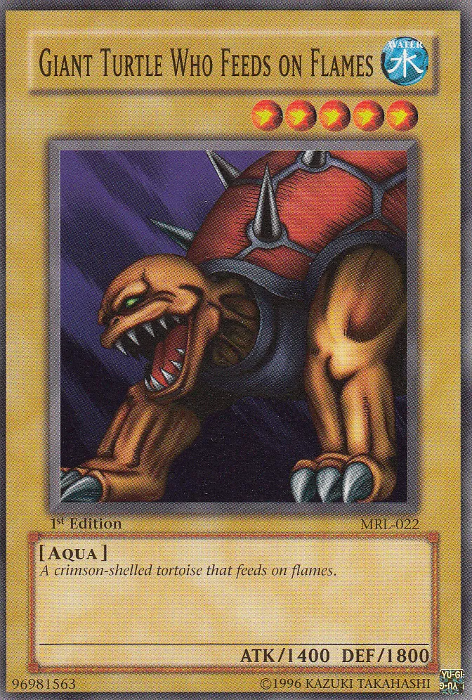 Giant Turtle Who Feeds on Flames — Magic Ruler — Yu-Gi-Oh!