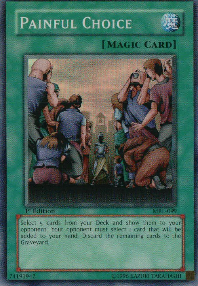 Painful Choice — Magic Ruler — Yu-Gi-Oh!