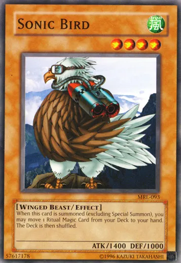 Sonic Bird — Magic Ruler - Unlimited — Yu-Gi-Oh!