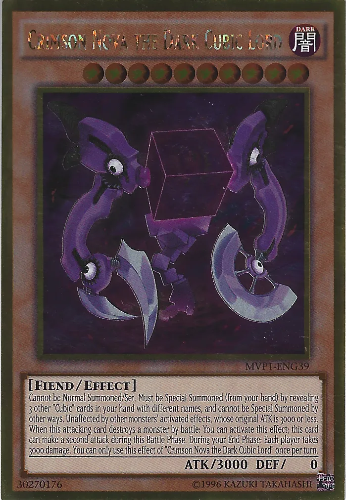 Crimson Nova the Dark Cubic Lord — The Dark Side of Dimensions Movie Pack - Unlimited — Yu-Gi-Oh!