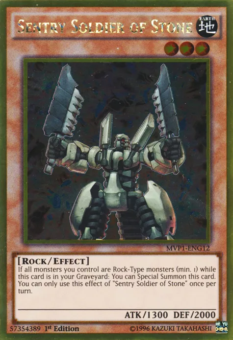 Sentry Soldier of Stone — The Dark Side of Dimensions Movie Pack — Yu-Gi-Oh!