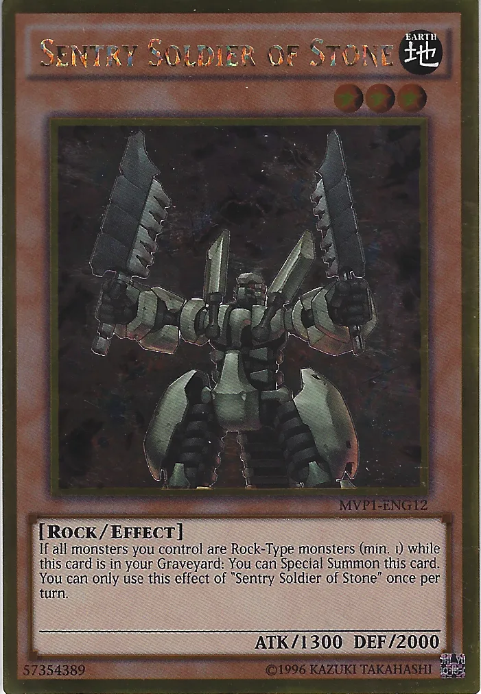 Sentry Soldier of Stone — The Dark Side of Dimensions Movie Pack - Unlimited — Yu-Gi-Oh!