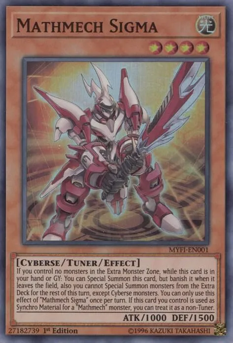 Mathmech Sigma — Mystic Fighters — Yu-Gi-Oh!