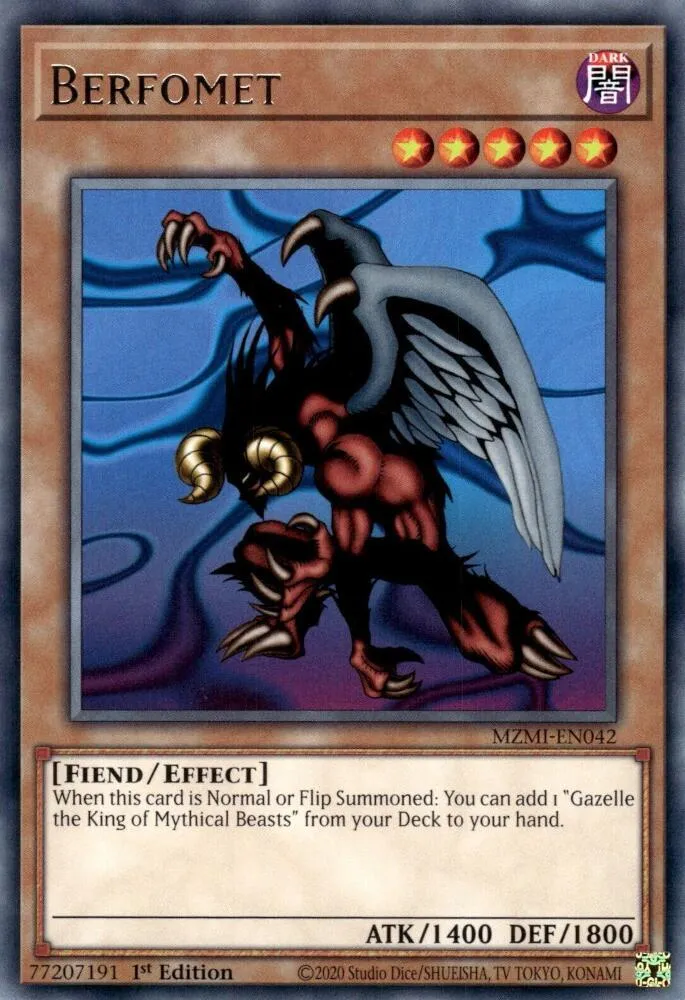 Berfomet — Maze of Millennia — Yu-Gi-Oh!