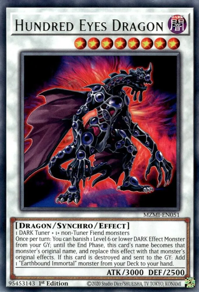 Hundred Eyes Dragon from Maze of Millennia - Yu-Gi-Oh!