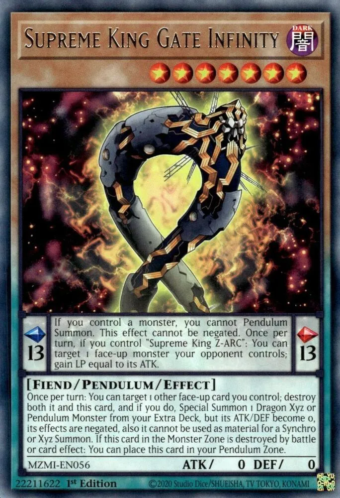 Infinité, Roi Suprême du Portail — Maze of Millennia — Yu-Gi-Oh!