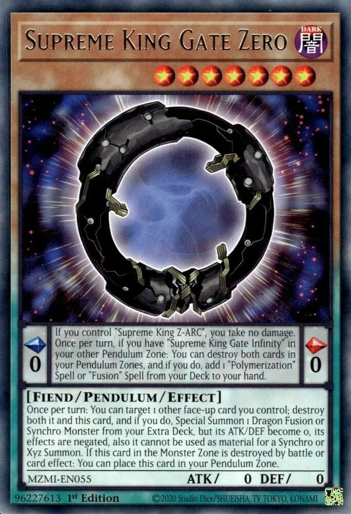 Zéro, Roi Suprême du Portail — Maze of Millennia — Yu-Gi-Oh!