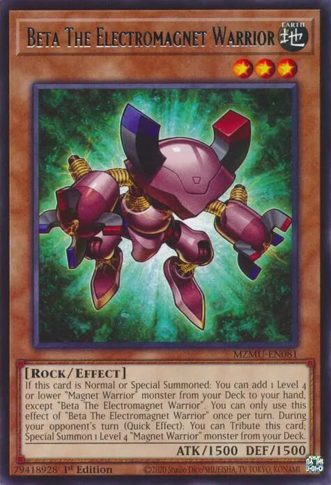 Beta The Electromagnet Warrior — Maze of Muertos — Yu-Gi-Oh!