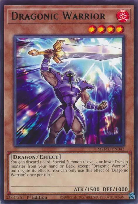 Dragonic Warrior — Maze of Muertos — Yu-Gi-Oh!