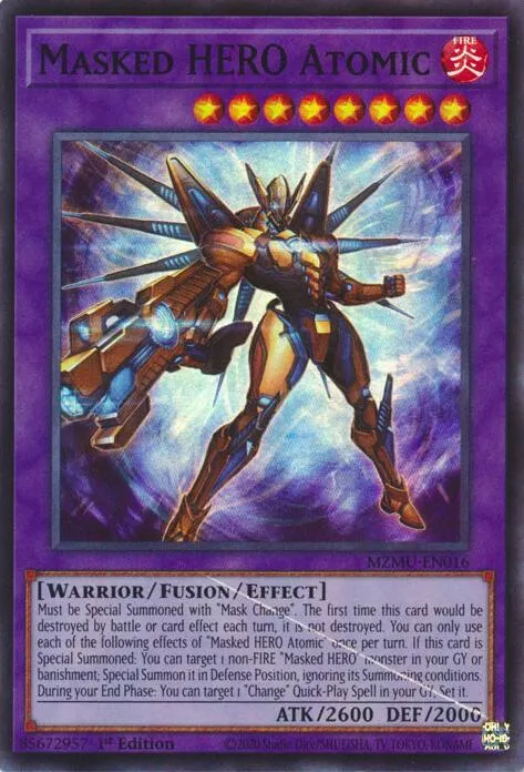 Masked HERO Atomic — Maze of Muertos — Yu-Gi-Oh!